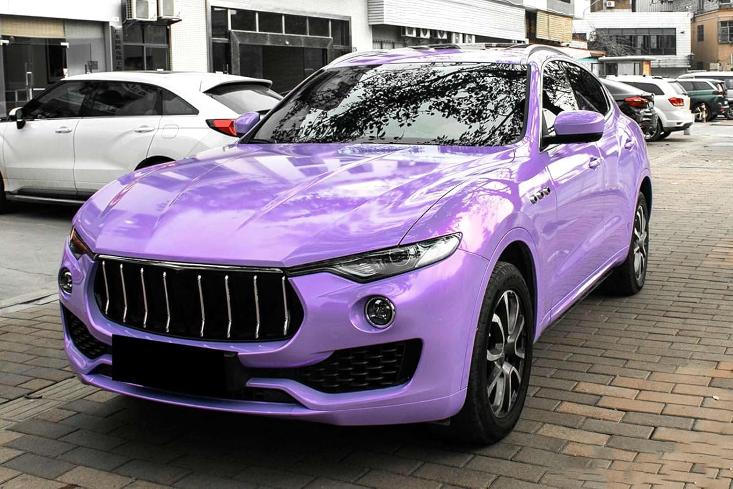 60"x720" (5FTx60FT) Candy Purple PET Space Candy Gloss Chameleon Metallic Color Shift Color Change Vinyl Wrap Auto Car Sticker Decal Film Sheet Bubble Free Air Release Technology with Tool Kit