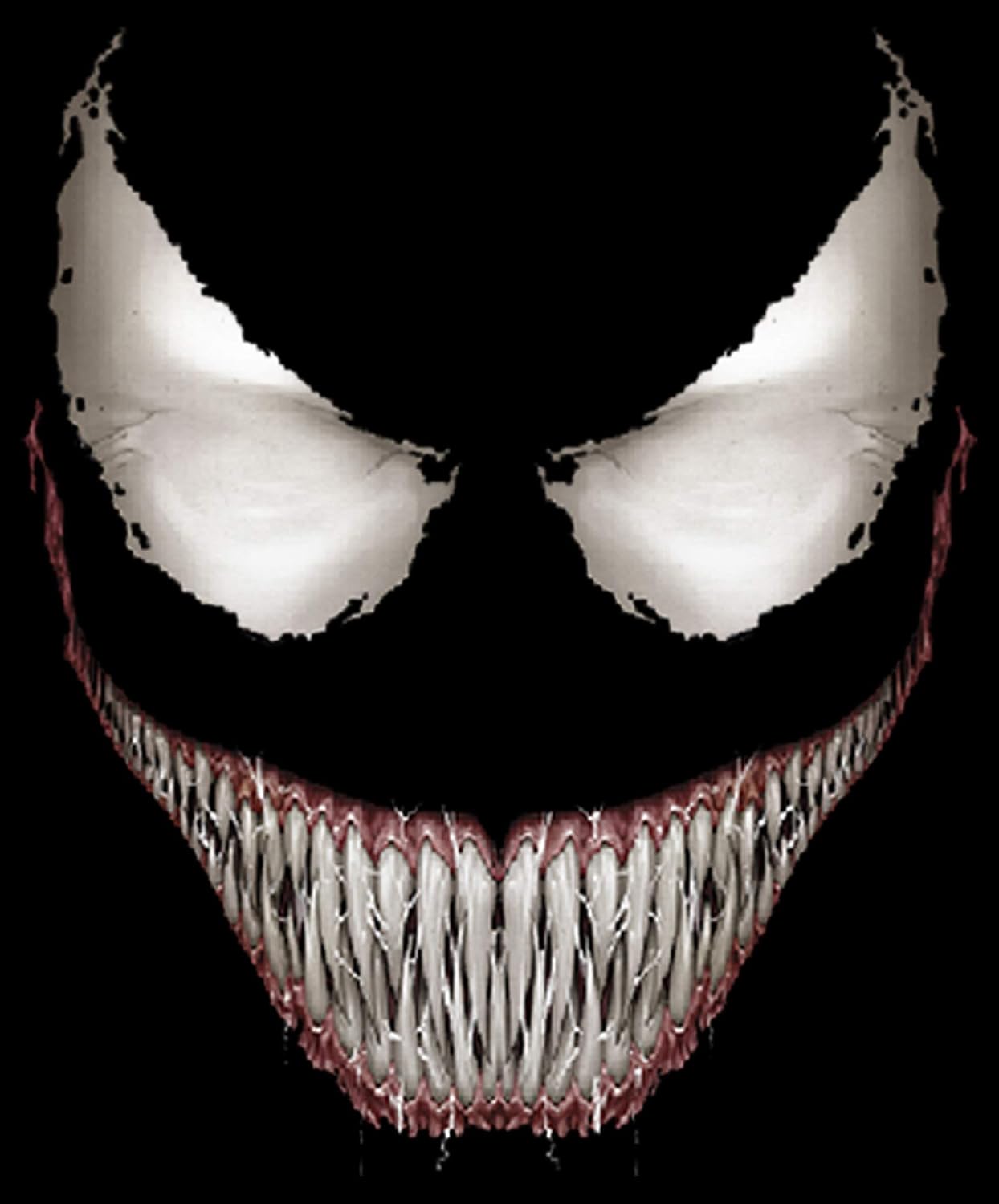 Men's Marvel Venom Grin Pull Over Hoodie