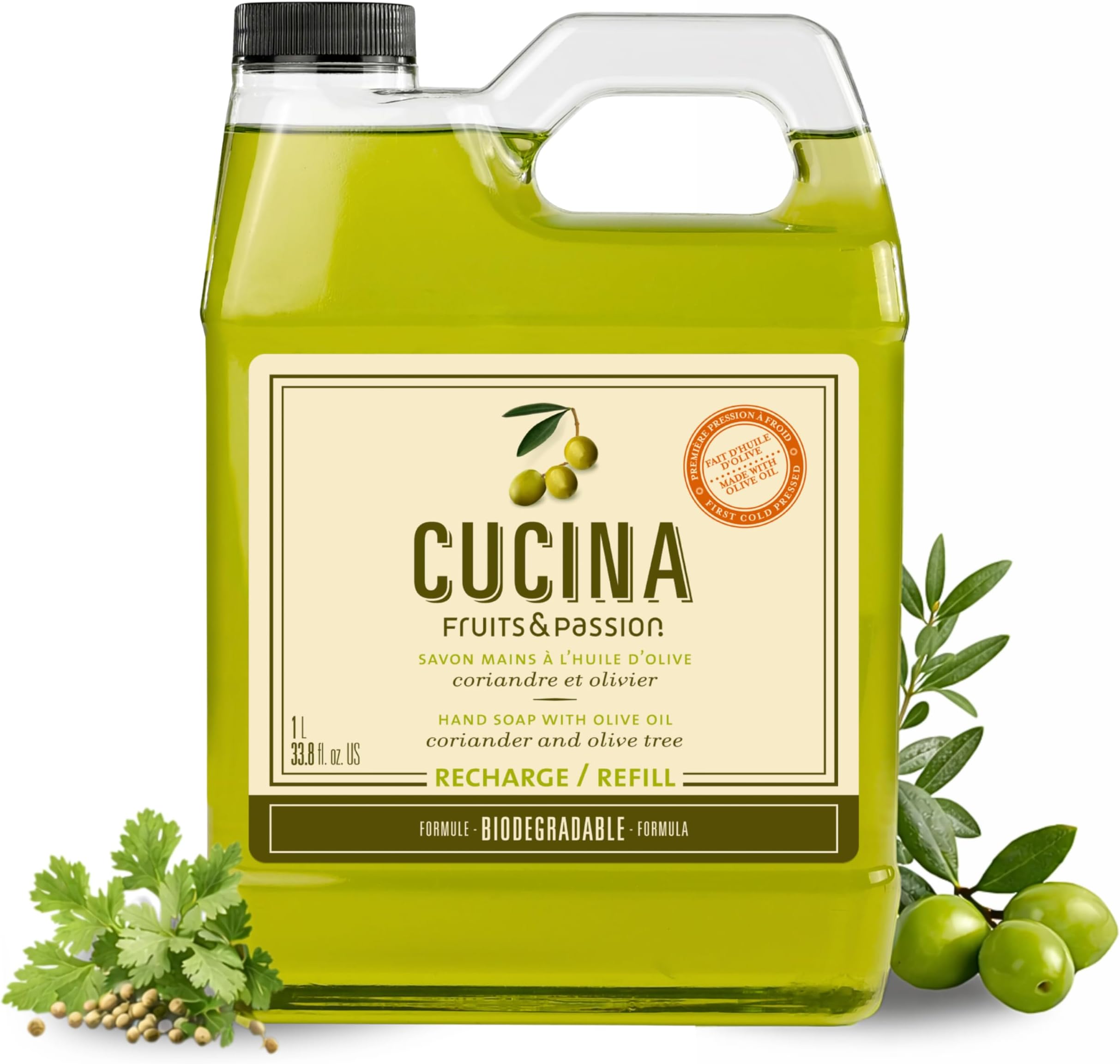 Coriander and Olive Tree 33.8 oz Purifying Hand Wash Refill