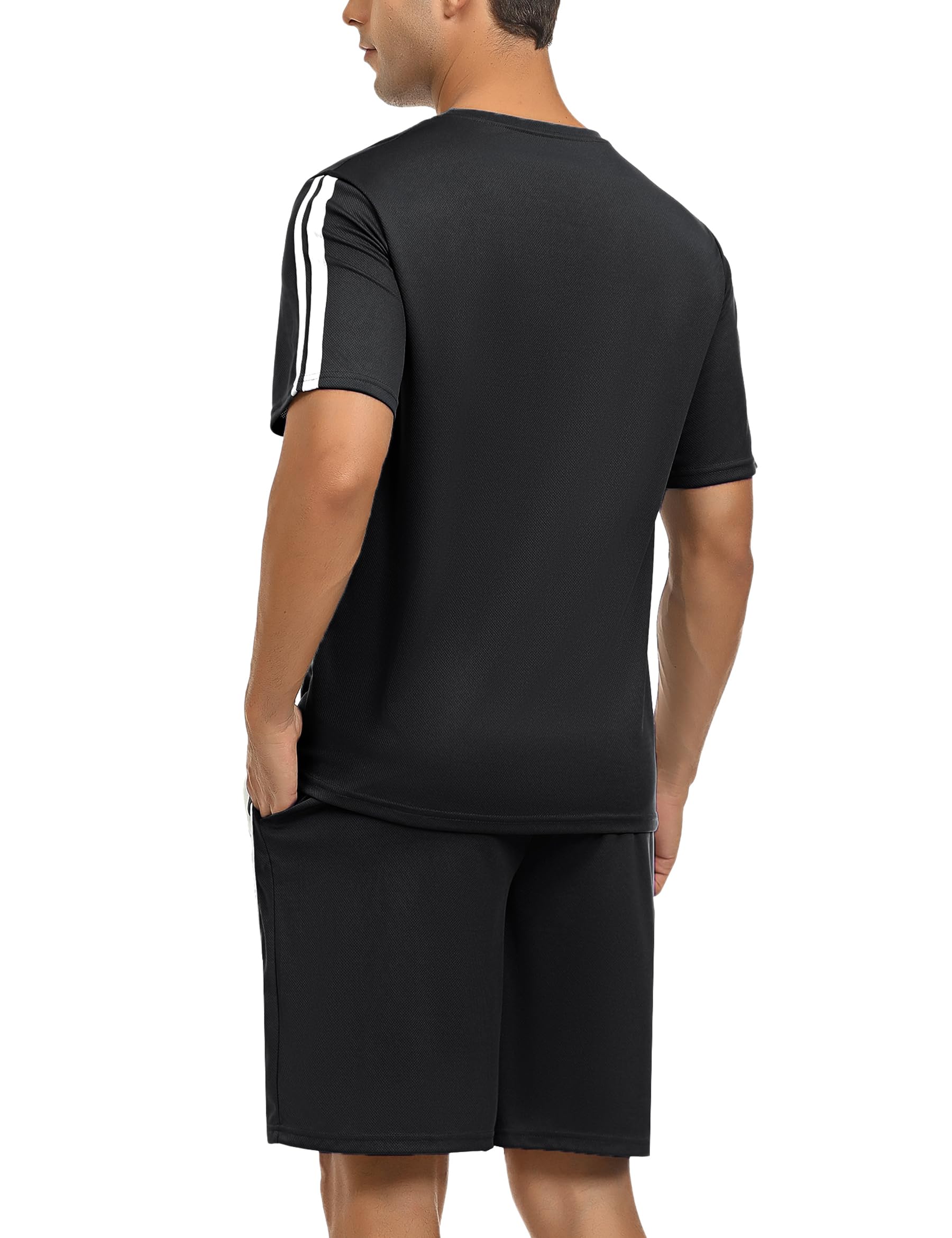 Nieery Conjunto Chándal para Hombre Traje Deportivo Casual Adecuado para Jogging Baloncesto Fútbol Fitness