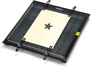 HUIOP Laser Honeycomb Panel,F2 Laser Cutting Honeycomb Working Table All-Metal Structure Steel Panel Board Platform with Measurement 400x400mm Work Area Fast Heat Dissipation Table-Protecting for