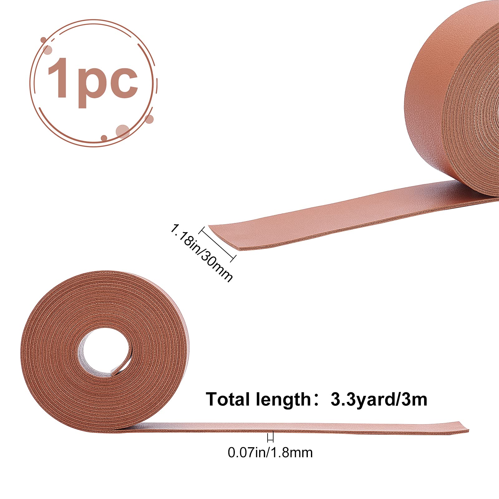 GORGECRAFT Cordon En Cuir Synthétique Tressé Avec 3 Brins Pour Loisirs