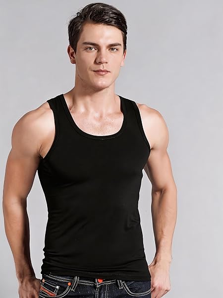 Canotte da uomo senza maniche, magliette atletiche muscolari, estive, da spiaggia - 3