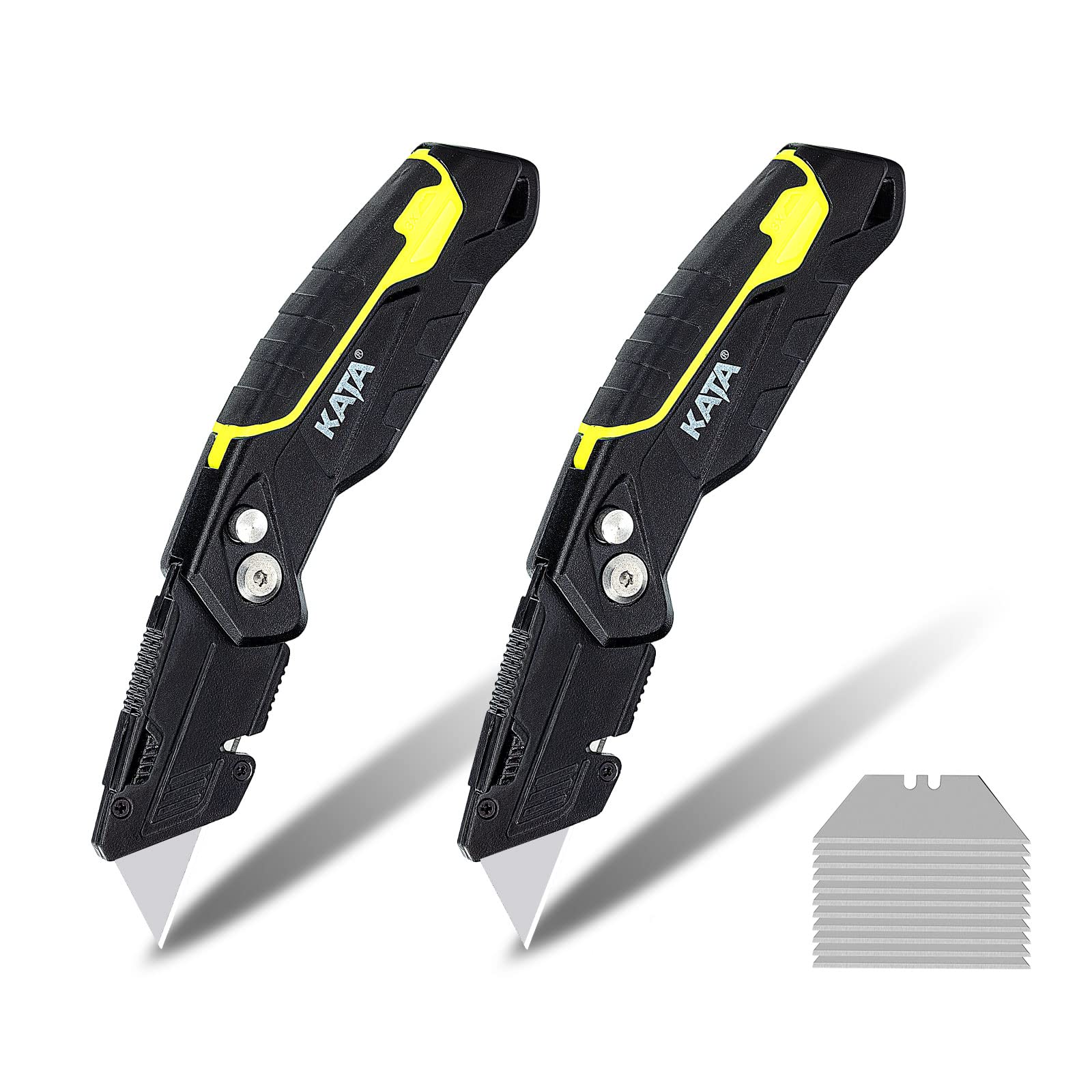 Buy KATA 2PACK Folding Utility ,Heavy Duty Box Cutter for Cartons