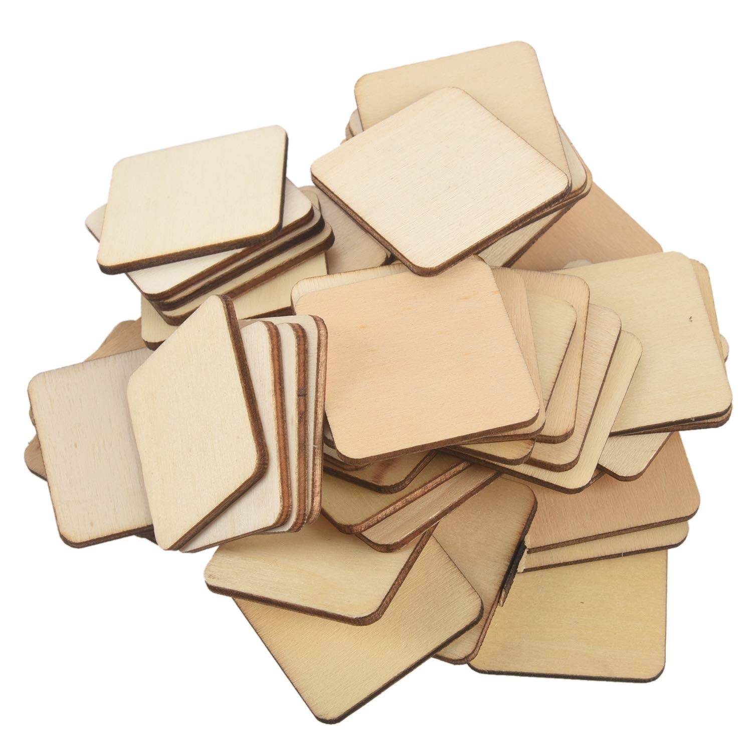 CTRLZS 50 diy square decorative wood slices