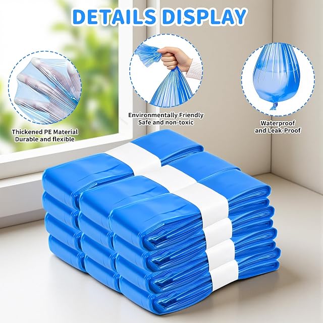 Foto 3 de 7 de Kuvarix 12 Piezas Recambio Papelera Pañales, 4.5M Bolsas Papelera Pañales arena para Gatos