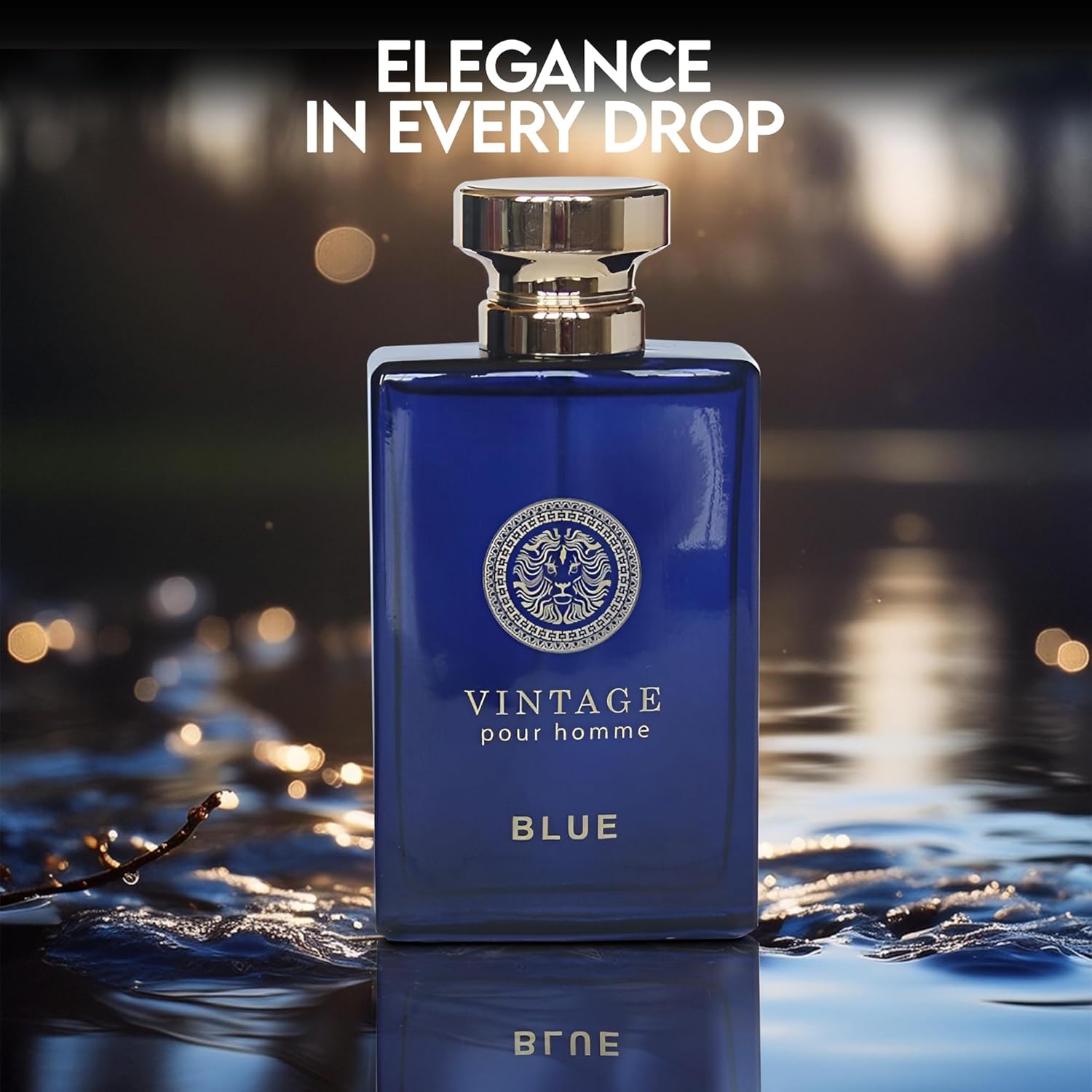 AFLUXE 2PCS Valentine Milano/Vintage Blue Eau De Toilette for Men-Fresh,Romantic Scent Perfume for Men 3.4 Fl Oz Each Mens Cologne For All Skin Daily Used