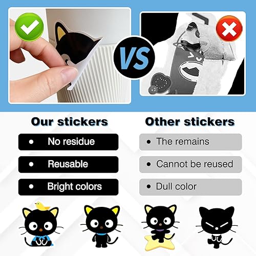 Miniatura 6 de 44 calcomanías lindas Kawaii de anime japonés para niños y adultos, suministros de decoración de fiesta de cumpleaños