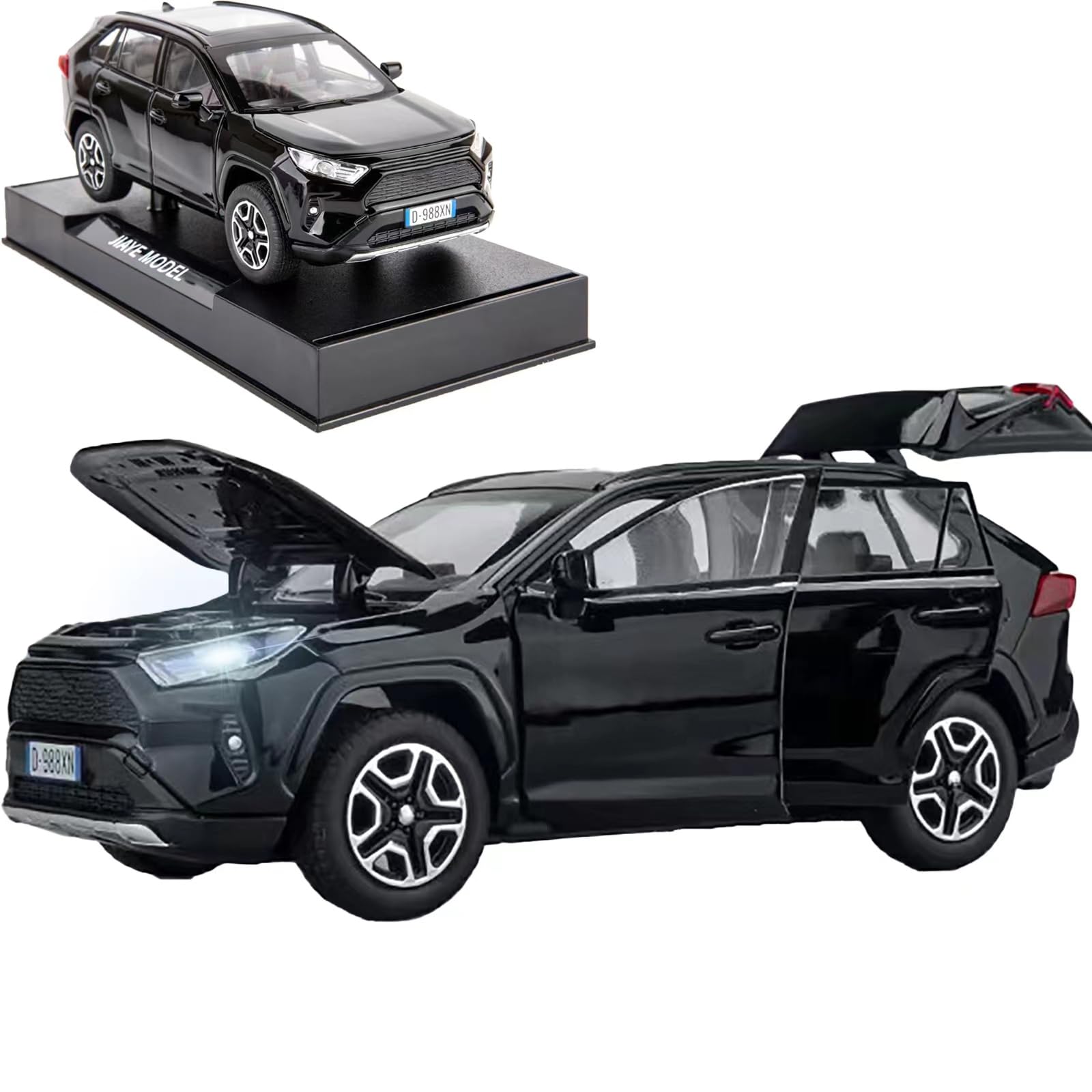 トヨタ RAV4 1/30スケールミニカー ブラック Amazon | 1/30 ミニカー 新型RAV4 PHV ラブフォーPHV 非売品 カラー