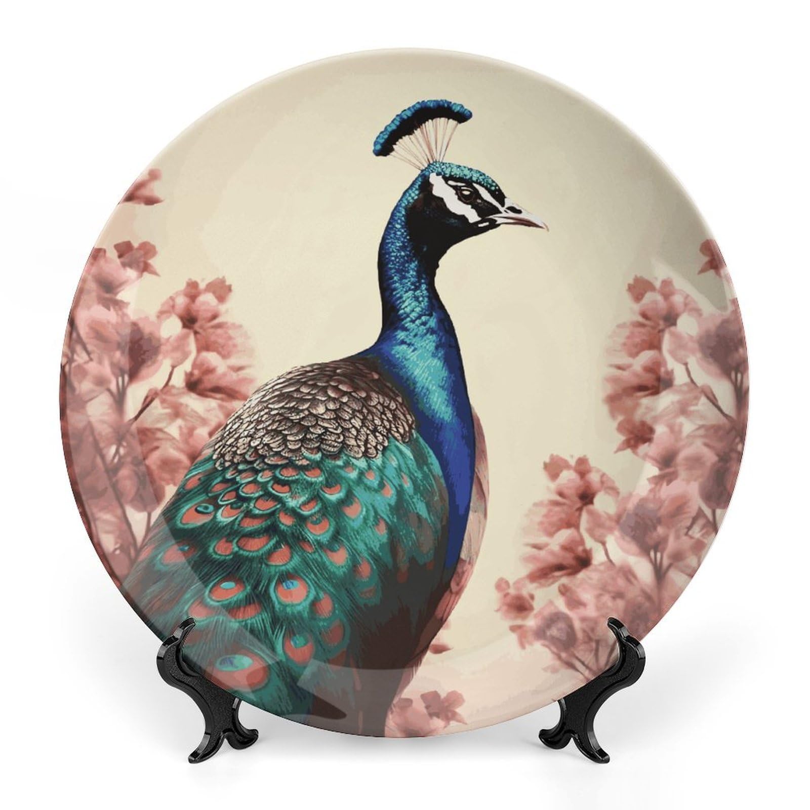 Platos decorativos personalizados de porcelana para dar vida al salón y cocina