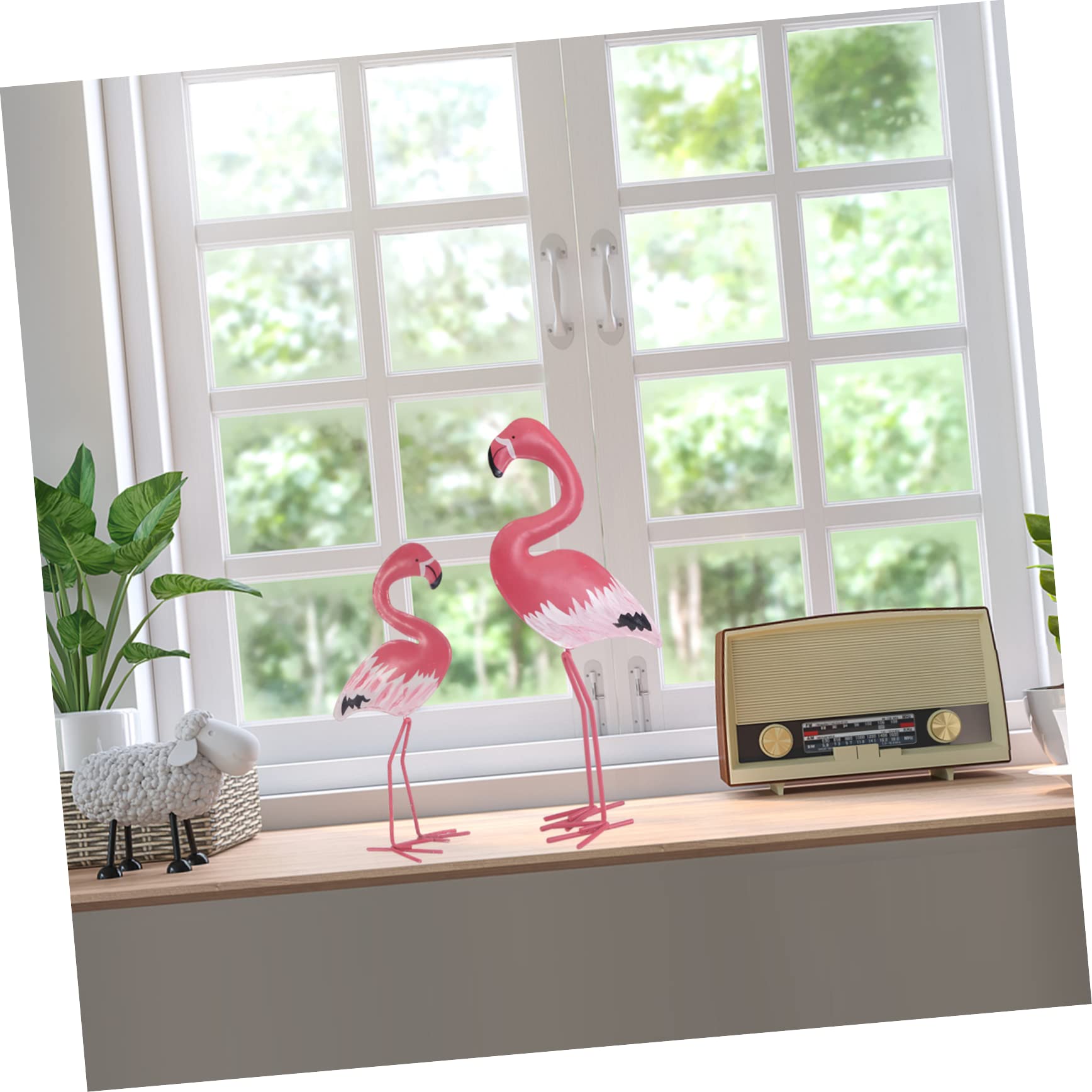 2 Paia Di Statuette Di Fenicotteri Ornamenti Di Fenicotteri Decorazioni Per Interni Decorazioni Artigianali in Resina