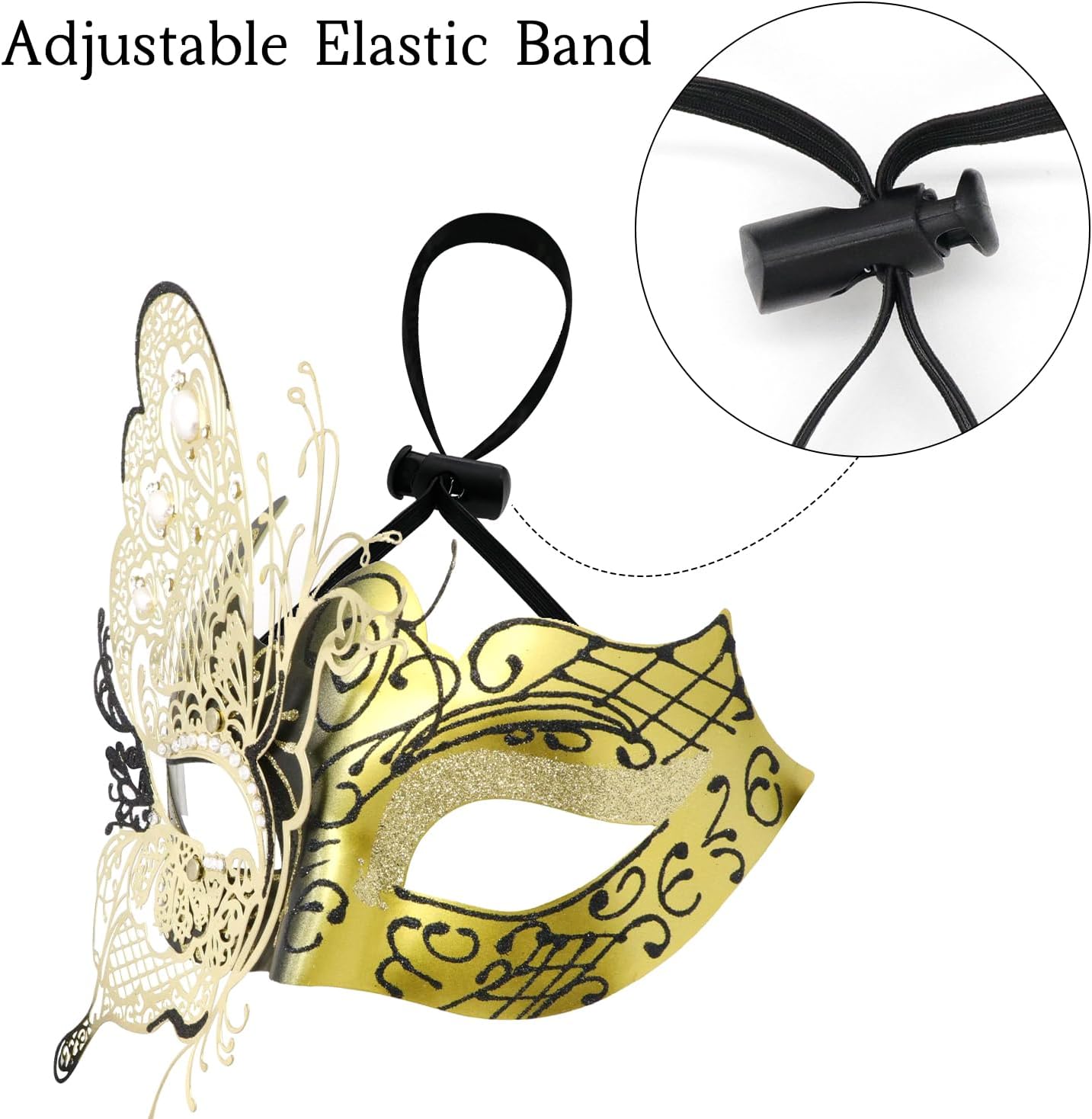 Coddsmz Mysterious Venetian Butterfly Lady Masquerade Halloween Party Mask Evening Prom Ball Mask Bar Costumes Accessory - Image 6