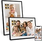 Anna Bella Digital Photo Frame 10.1 Inch with 1280x800 HD IPS Touch Screen, 32GB WiFi Digital Picture Frame with App Sharing, Auto-Rotate Photo Frame with Sleep Mode, Gift for Parents, Friends