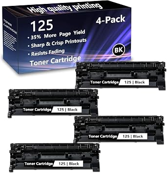 Amazon.com: AlToner - Cartuchos de tóner para impresoras Canon ImageCLASS  LBP6030w LBP6000 MF3010 (4 unidades), color negro : Productos de Oficina