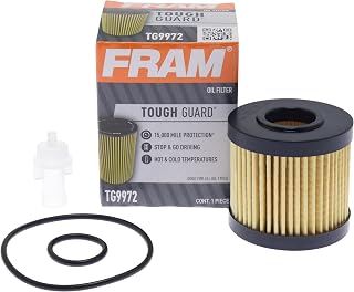 FRAM Tough Guard TG9972 15K Mile Change Automotive Replacement Interval Spin-On Engine Oil Filter for Select Vehicle Model Years, Superior Vehicle Engine Protection Oil Filter