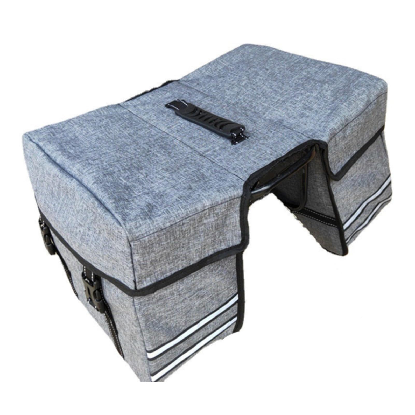 Bolsa trasera para bicicleta, 25 L, gran capacidad, reflectante, carcasa dura, ciclismo, carretera, montaña, maletero, bolsa de almacenamiento para asiento trasero, accesorios para bicicleta