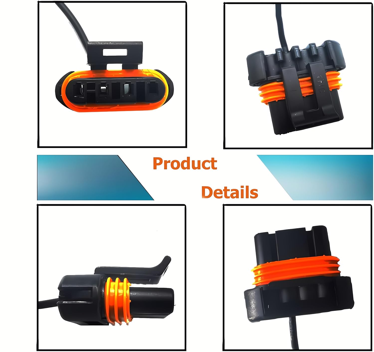 96" LS1 One Wire Connector Pigtail Converts 12v to Signal, LS Gen III 4 pin Alternator Wire Pigtail Replacement 105A WPALT31 WPALT30(Resistor not Included)