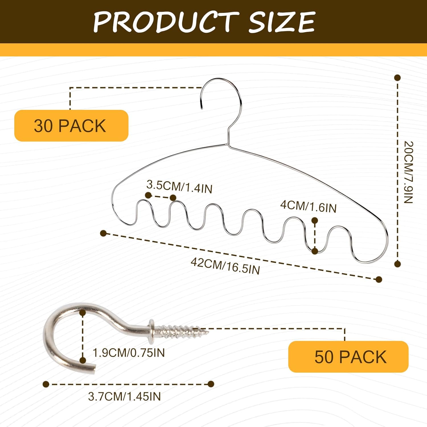 AQQHSAIN 30 Pcs Cabinet Door Painting Hanger Cabinet Door Drying Rack with 50 Pcs Metal Screw-in Cup Hooks Door Painting Brackets Art Drying Brackets for Cabinet Doors (Set A, 80)