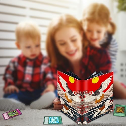 Miniatura 7 de Carpeta para tarjetas intercambiables, 4 bolsillos para tarjetas intercambiables, 320 bolsillos de doble cara, funda para tarjetas de tamaño