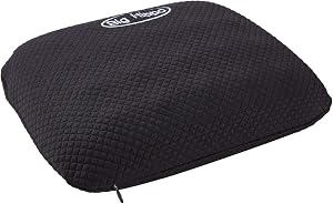 Big Hippo Camping Pillow for Sleeping - Memory Foam Travel Pillow Nap Pillow with Removable Pillow Cover,Soft Small Pillow (Black)