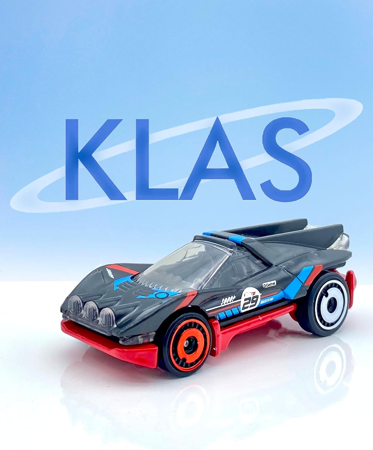 Hot Wheels Rally Speciale (Black & Red) 1/5 HW Track Champs 2023-40/250 (Short Card) - Image 3