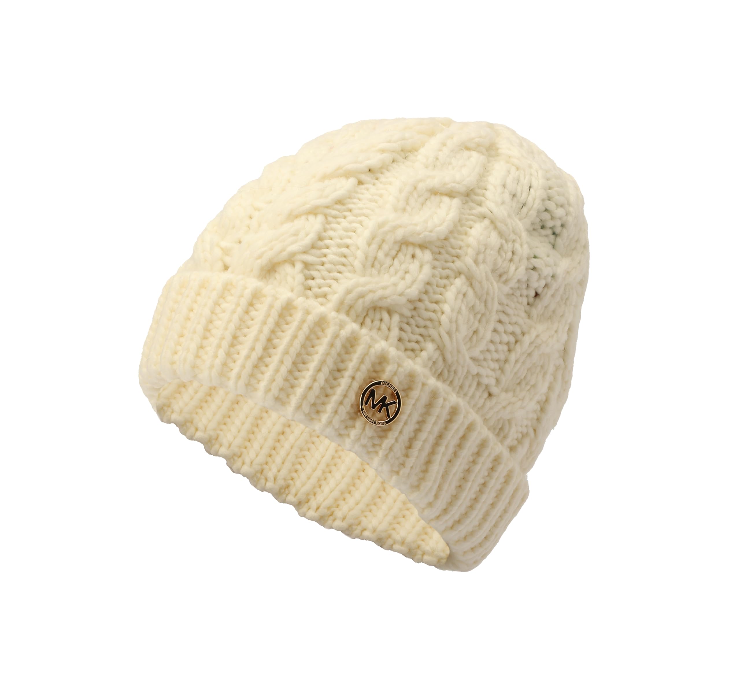 Michael KorsWomen's Moving Cables Beanie, Stylish Hat & Fashion Accessory Cap
