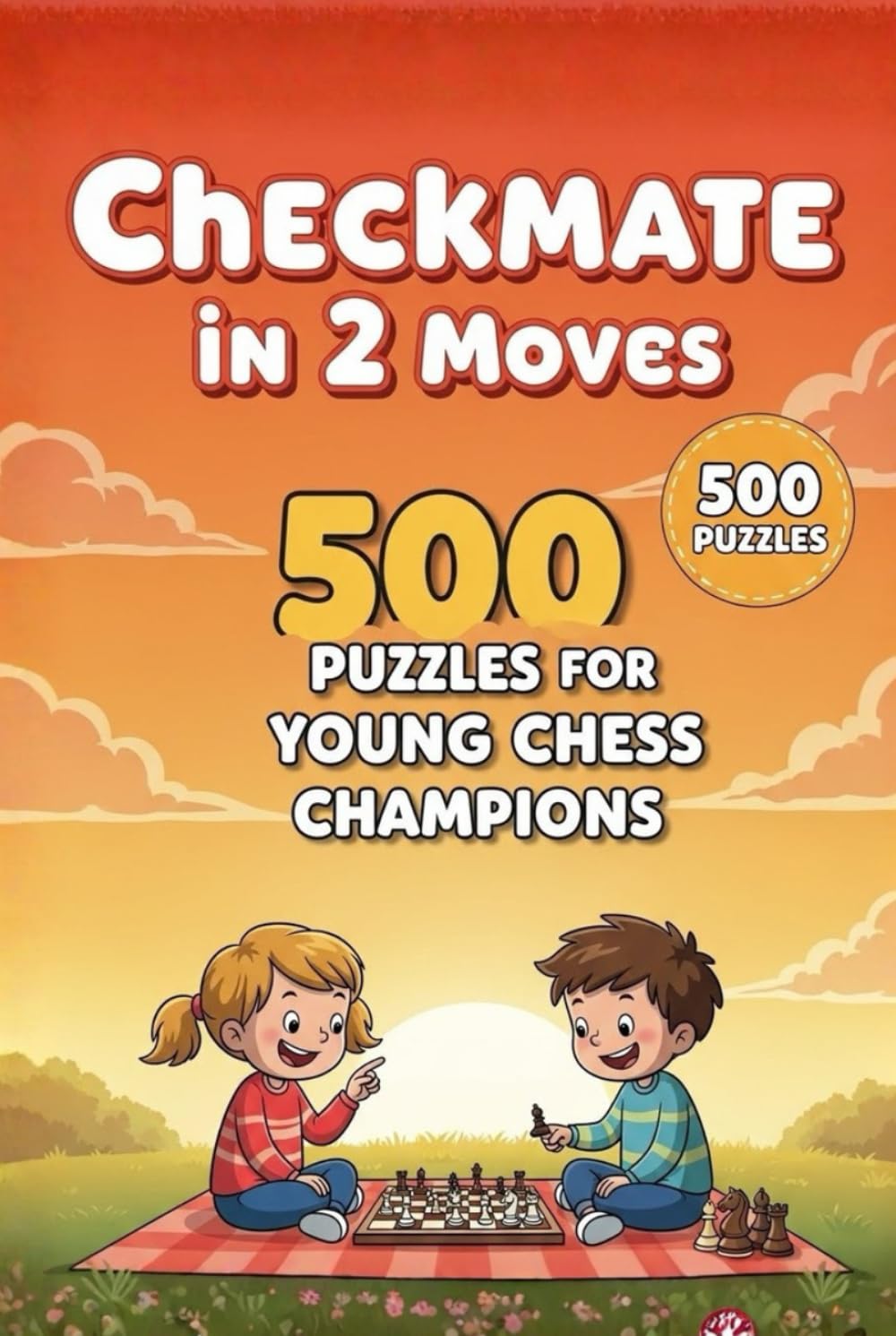 Mate in 2 Moves: A Collection of 500 Chess Puzzles with Solutions (Checkmate Series)