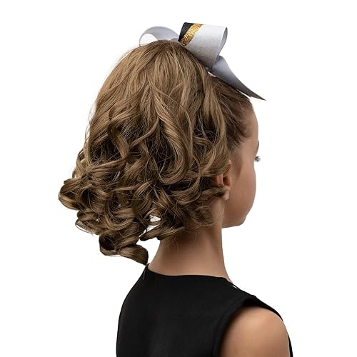 Miniatura 2 de Perfect Curls - Peluca de pelo rizado de 14 pulgadas para niñas jóvenes (luz del sol)