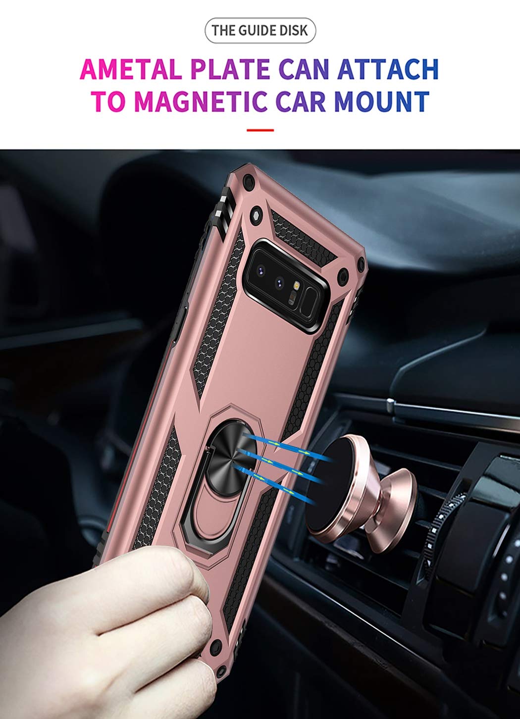 Zoeirc Galaxy Note 8 Case/Samsung Note8 Phone Case, [Military