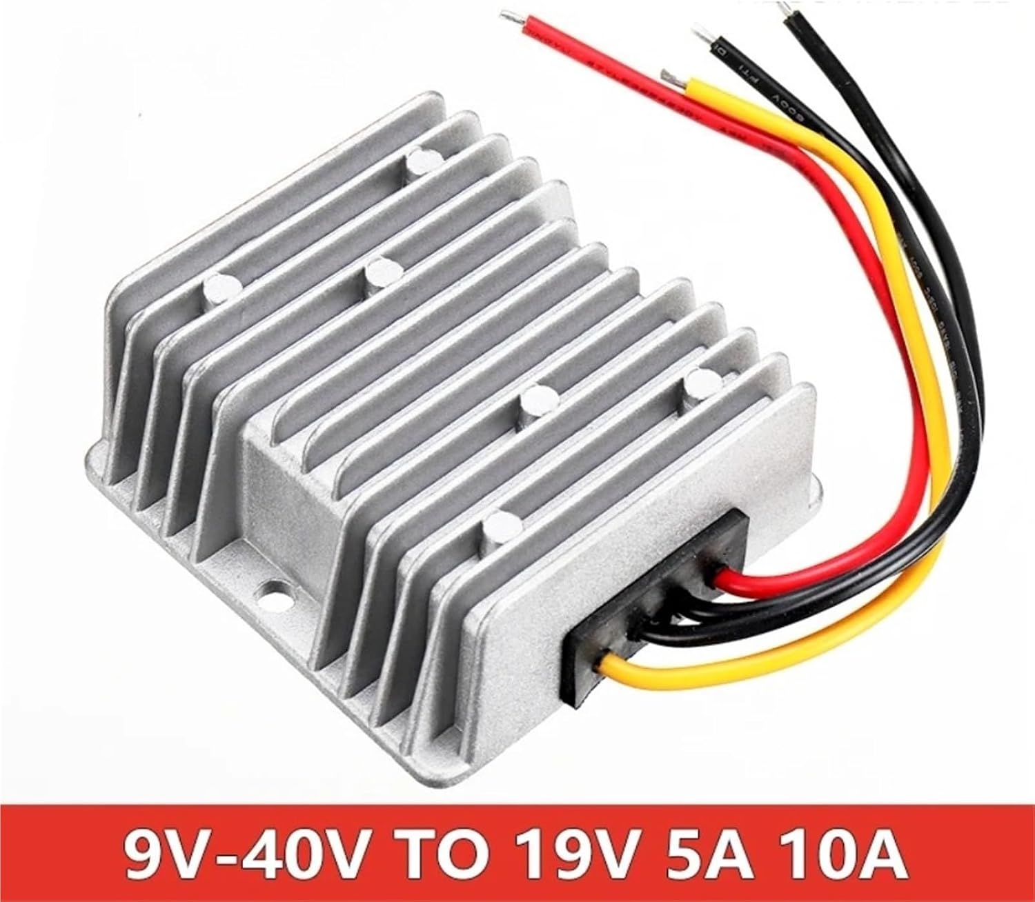 1pcs 9-40V 10V 12V 24V to 19V 5A 10A 15A Regulator 12 Volt to 19 Volt DC DC Step-up Boost Converter Car Power Supply(9-40V to 19V 10A)