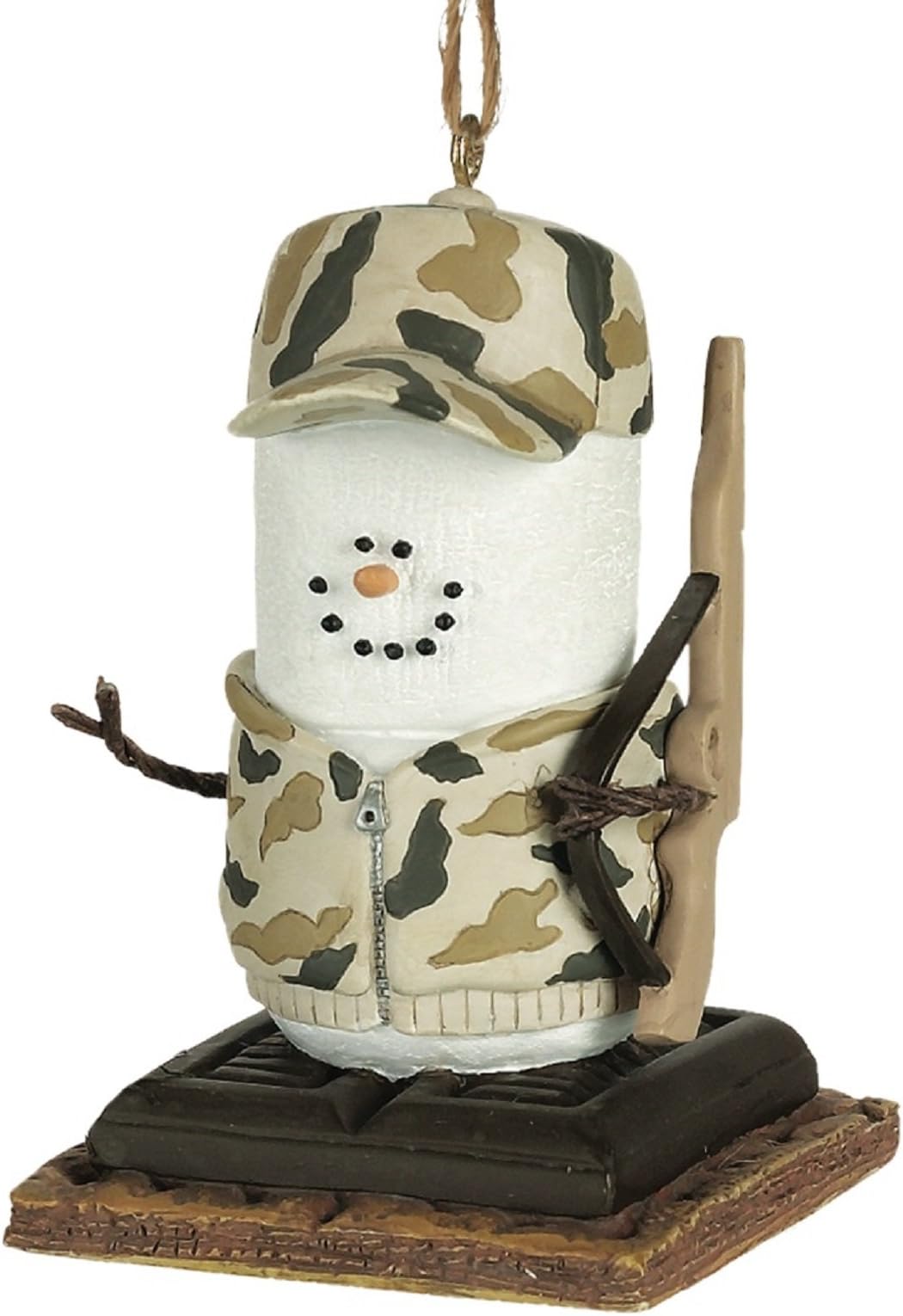 Midwest CBK S'Mores Camo Hunter Resin Hanging Christmas