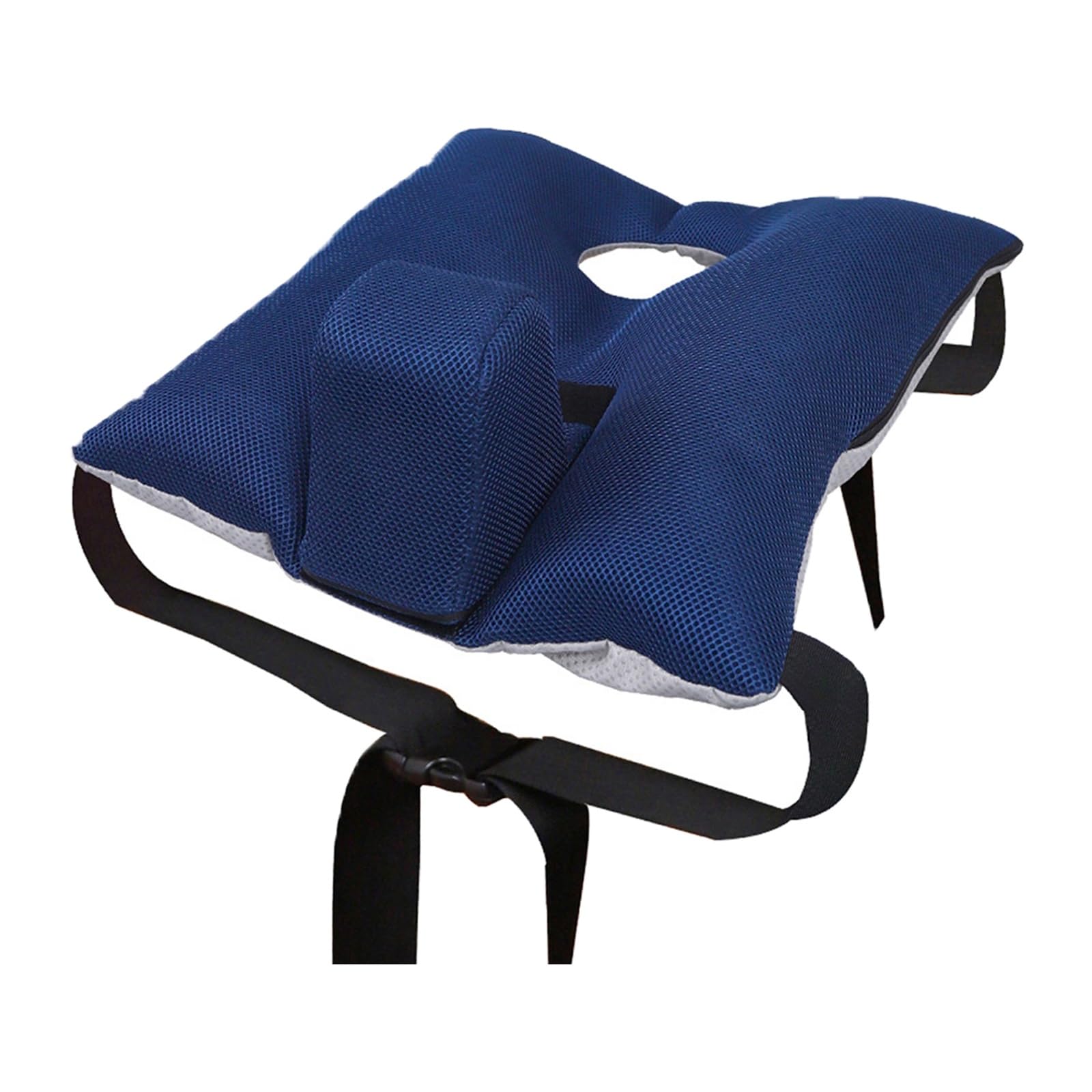 Cojín Triple Antideslizante For Asiento De Silla De Ruedas, Cojín Antiescaras For Silla De Ruedas, Comodidad Elástica Suave Que Puede Aliviar El Dolor Lumbar O El Nervio Ciático Y El Dolor De Coxis.