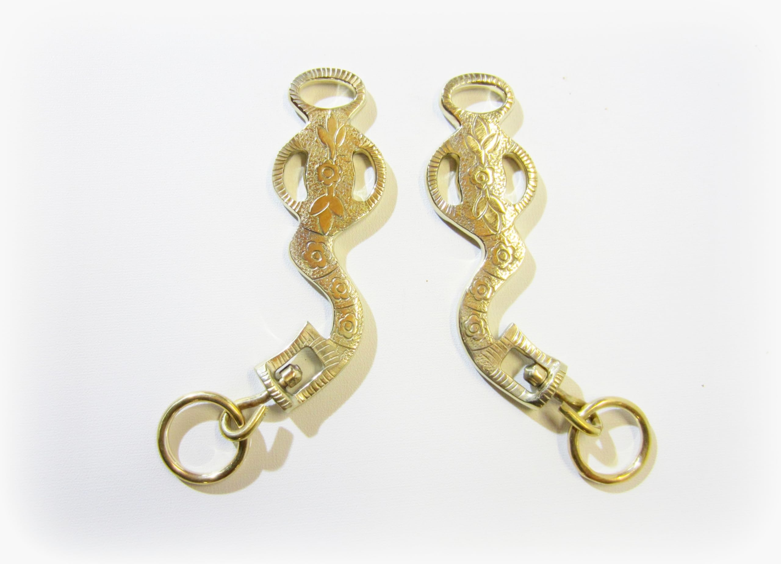 Barocke-Akademische Hackamore Silber oder Gold-Messingfarbig verziert