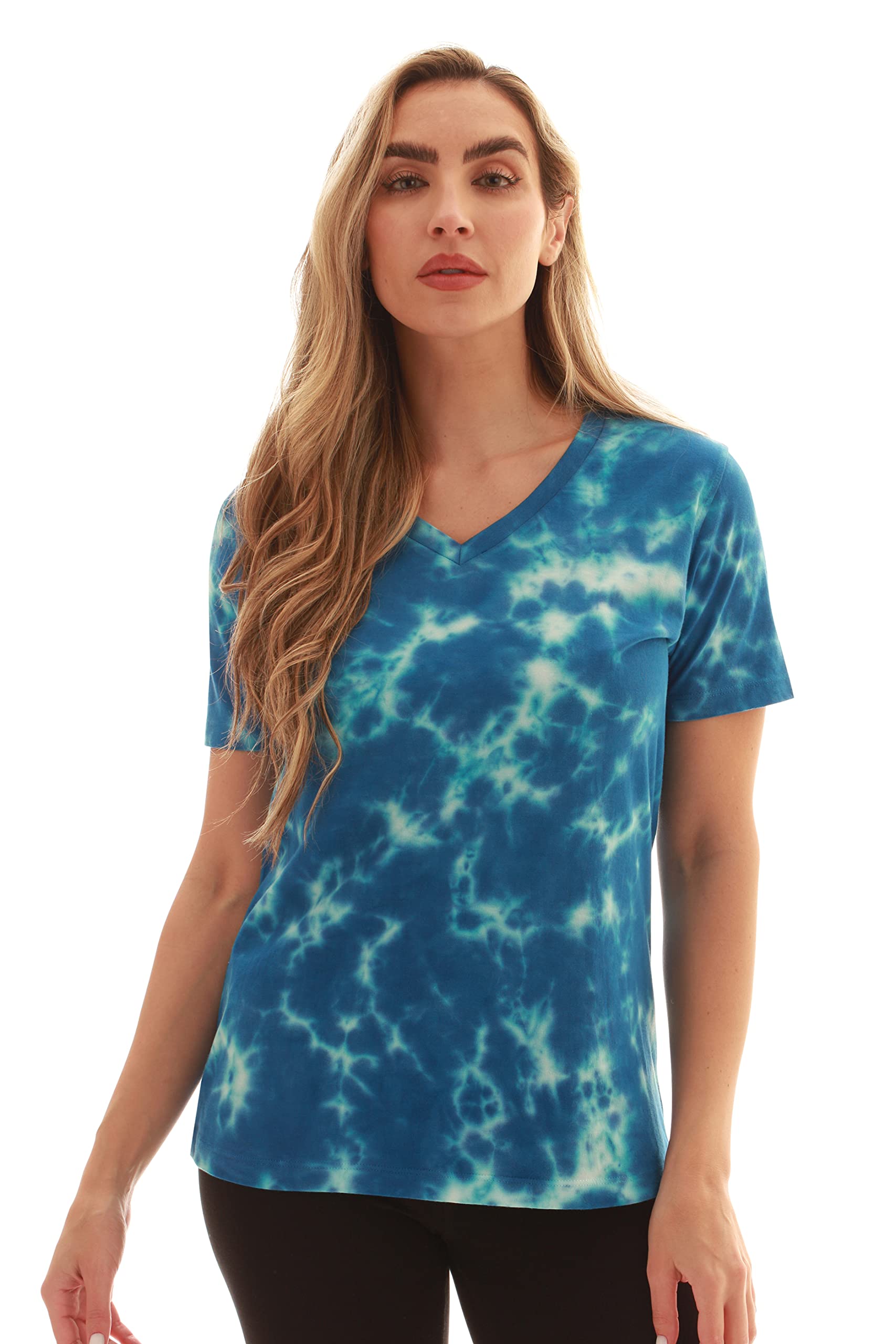 Just LoveTie Dye V-Neck T-Shirt