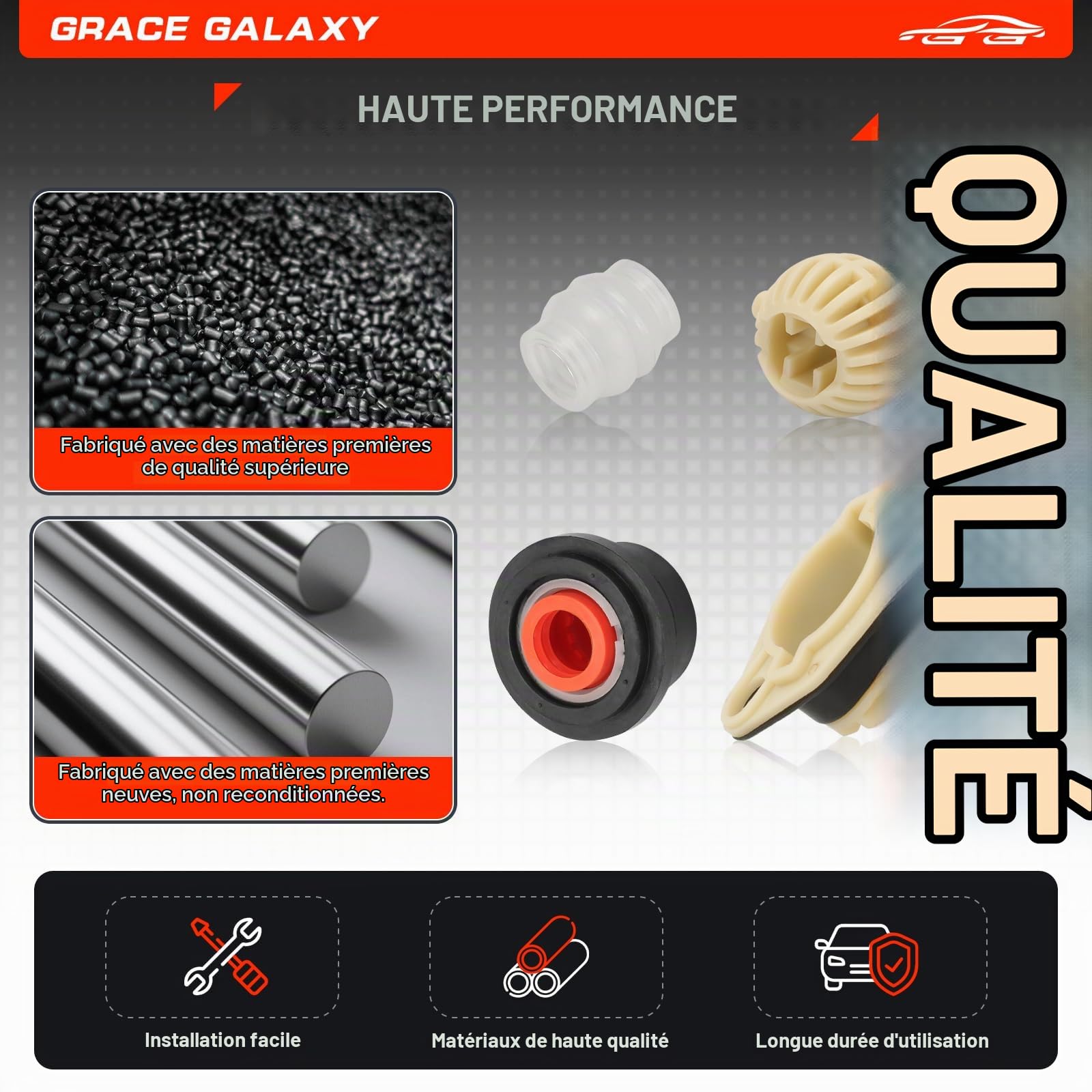 Kit Réparation Levier Boîte Vitesse pour Golf MK2 Jetta MK2 Toledo MK1 | Kit Réparation Tringlerie Changement de Vitesse,191711574 191798116A 191711190B