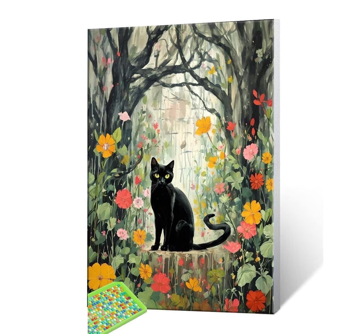 DIY Malarstwo diamentowe 5D, sztuka diamentowa, leśny kot, zestawy dla dorosłych, sztuka ze strasu, haft, artykuły rzemieślnicze, dla dzieci i dorosłych, idealna dekoracja ścienna do domu, prezenty,