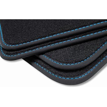 teileplus24 V419 Velour Floor Mats Compatible with Hyundai Tucson 2 TL 2015-2020 Foot Protector Driver Mat