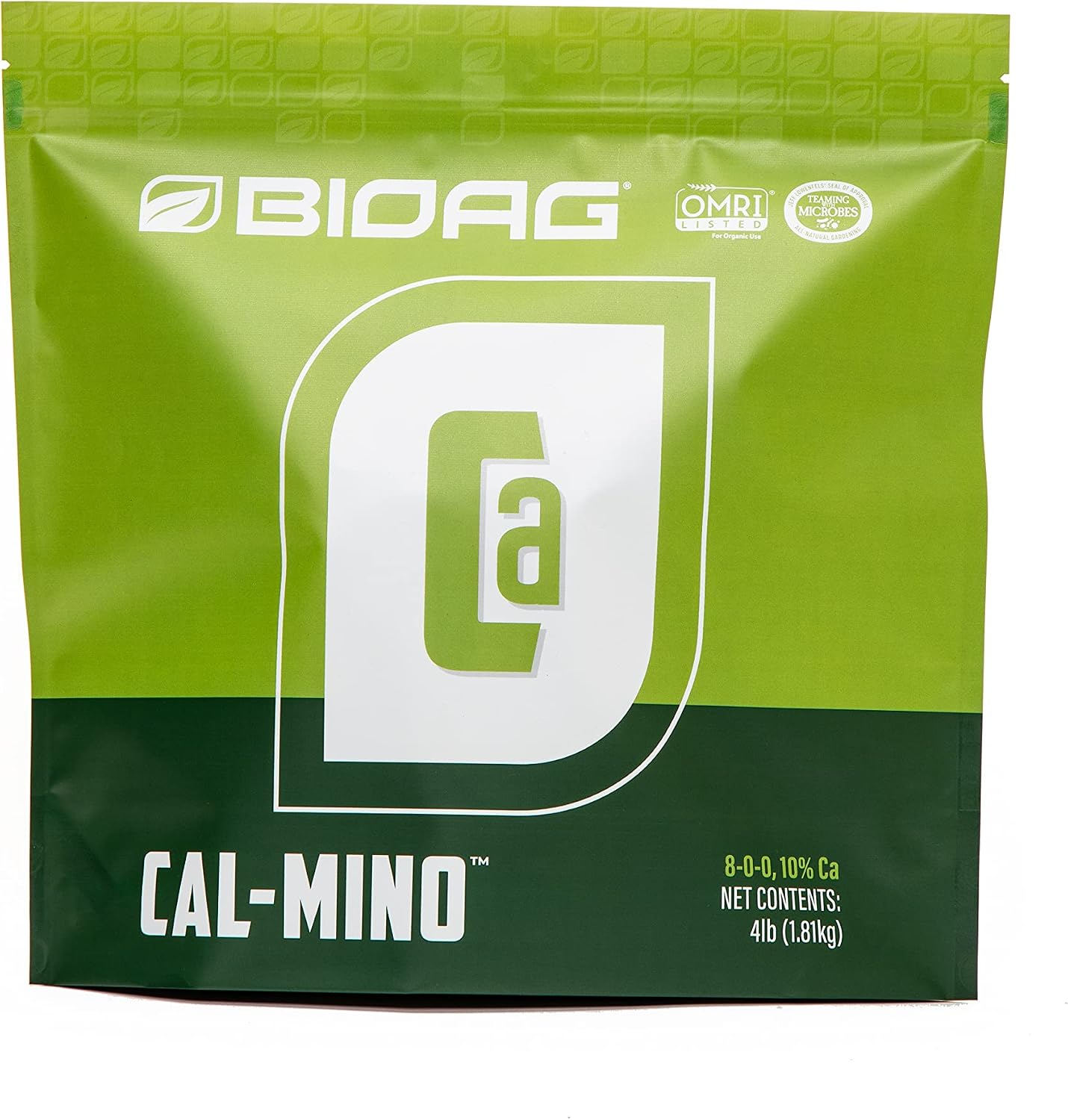 BioAg Cal-Mino Organic Calcium Fertilizer, Amino Acid Complexed Calcium (1.5 lbs)