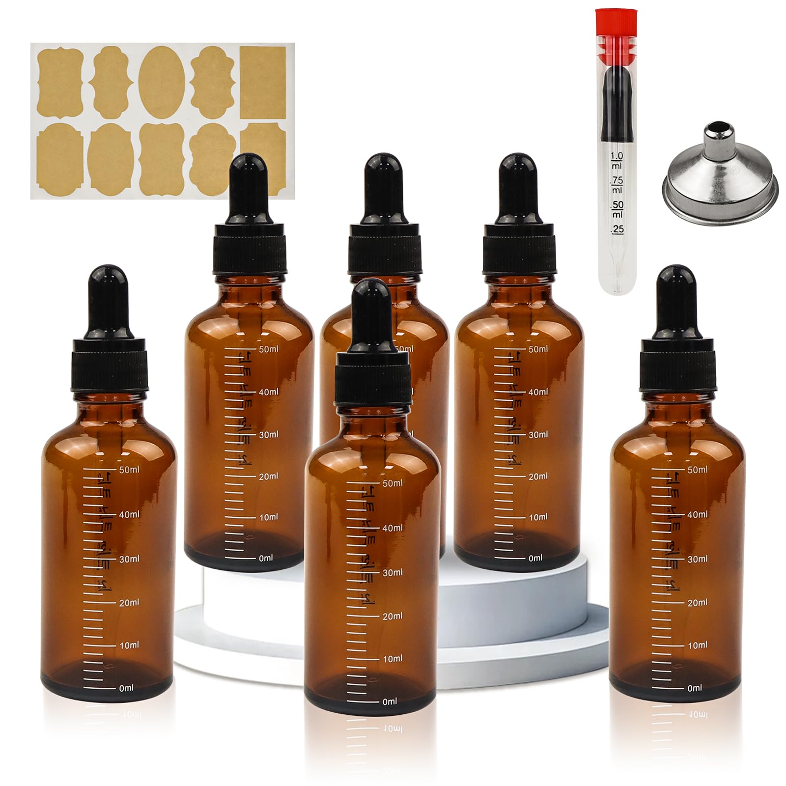 DLM - Profumatore Bottiglia In Vetro Soffiato Ambra C1720 - Foto 11