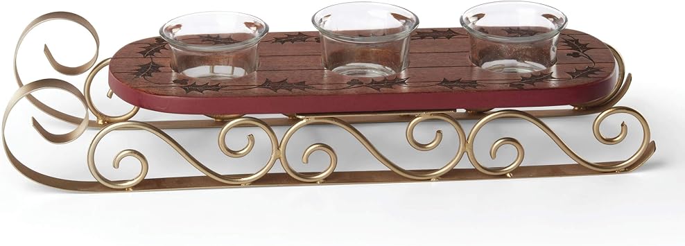 Lenox 887032 Holiday Sled Votive Holder