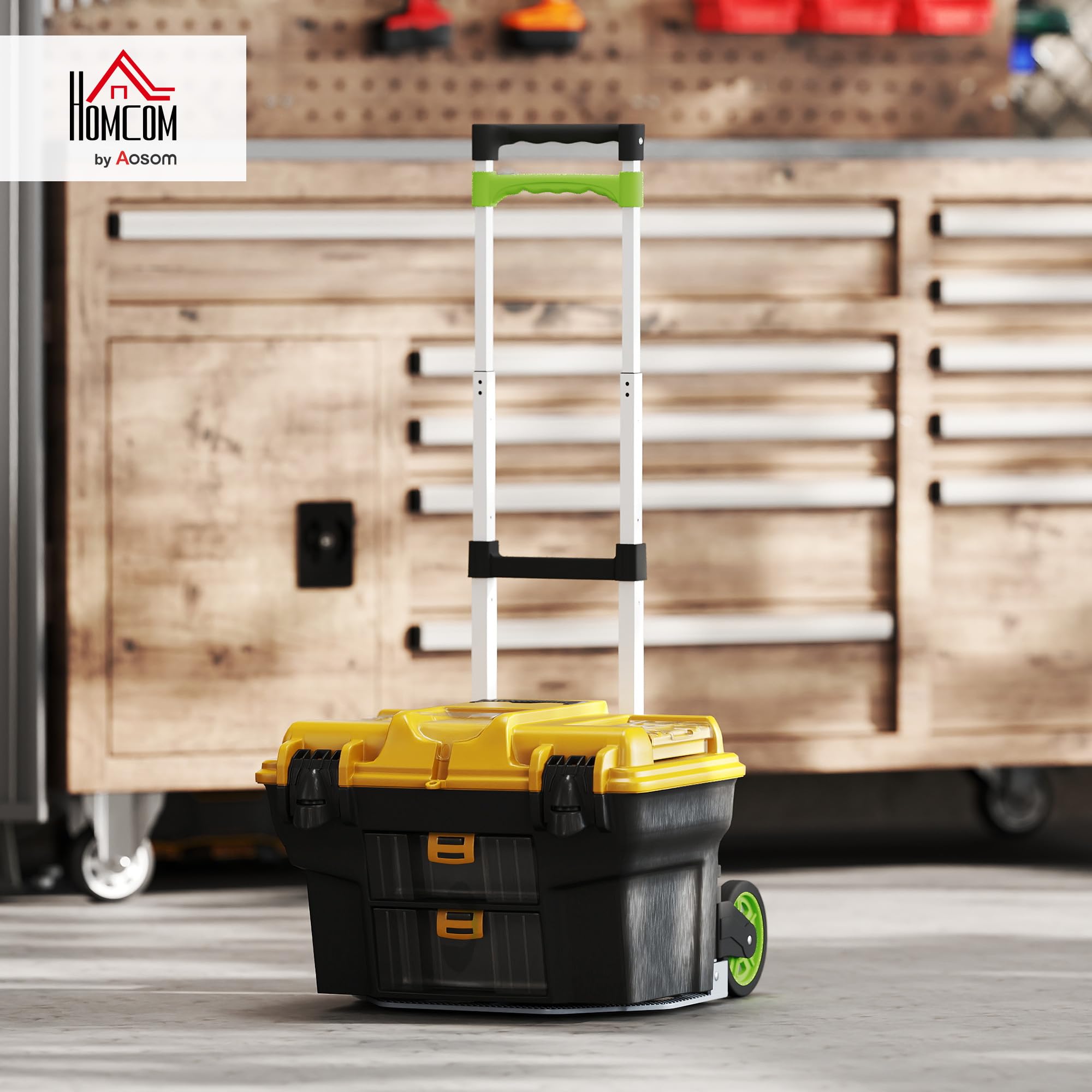 HOMCOM Diable Pliable Diable Pliant Poignée Télescopique 100 cm Vert | Charge 70kg, Chariot de Transport pour Objets Lourds & Volumineux, Aluminium, Entrepôt, Aéroport
