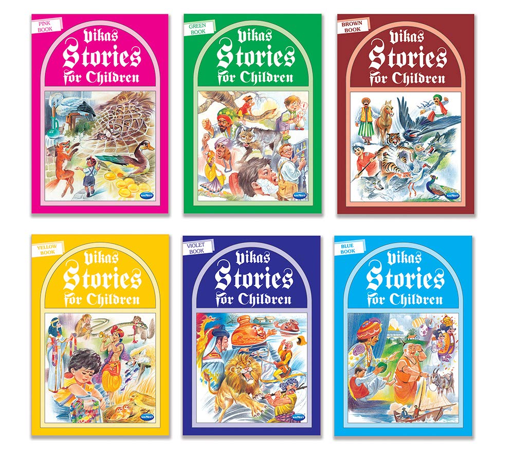 Navneet Stories For Children 7 books- with Colourful Illustrations-Read aloud stories-short classic stories with Morals-85+ bedtime stories-Audio Book
