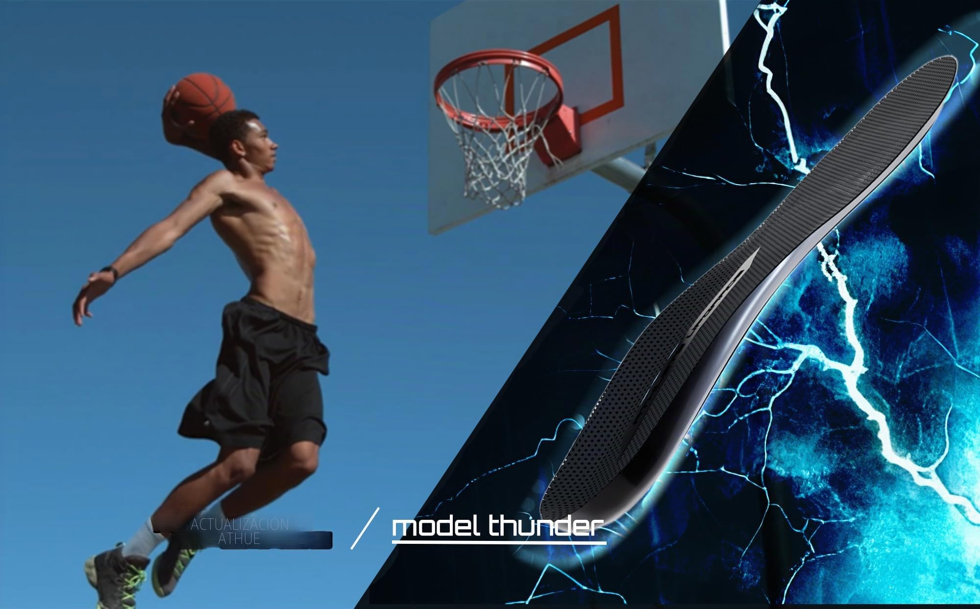 Plantillas de fibra de carbono - para deporte - modelo athlete upgrade® thunder (XS (EU 33-36,5))