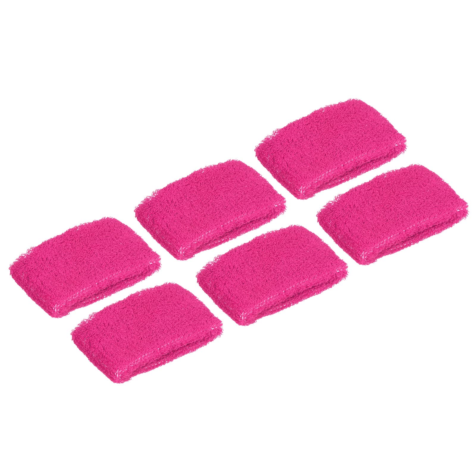 PATIKIL Sports Wristbands Cotton Terry Cloth Absorbent Sweatbands for Tennis Basketball Working Out Athletics Running