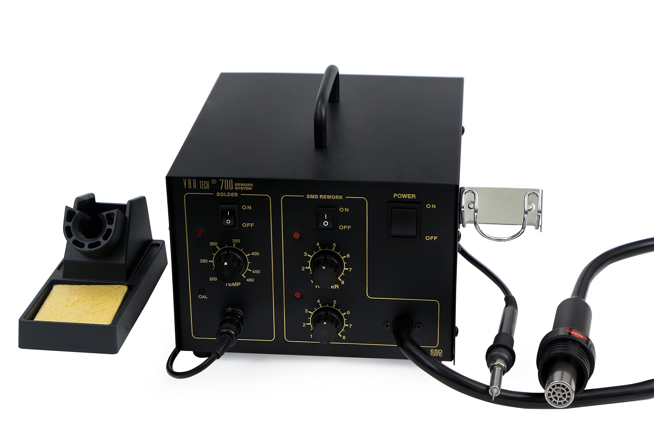 VAR TECH 700 Soldering and SMD rework station, Hot air soldering station 2  in 1 Heavy Duty : Amazon.in: Home Improvement