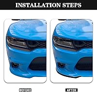 Vista 2 de Hoolcar Protector de parachoques delantero para Dodge Charger SRT 2015-2021, accesorios exteriores, color negro