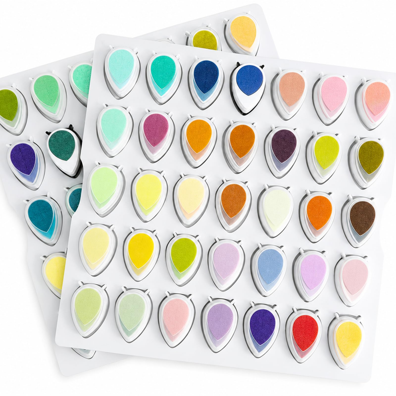 Photo 1 of FunooFuno Drop Ink Pad Caddy, 70-Grid Stackable Storage Tray