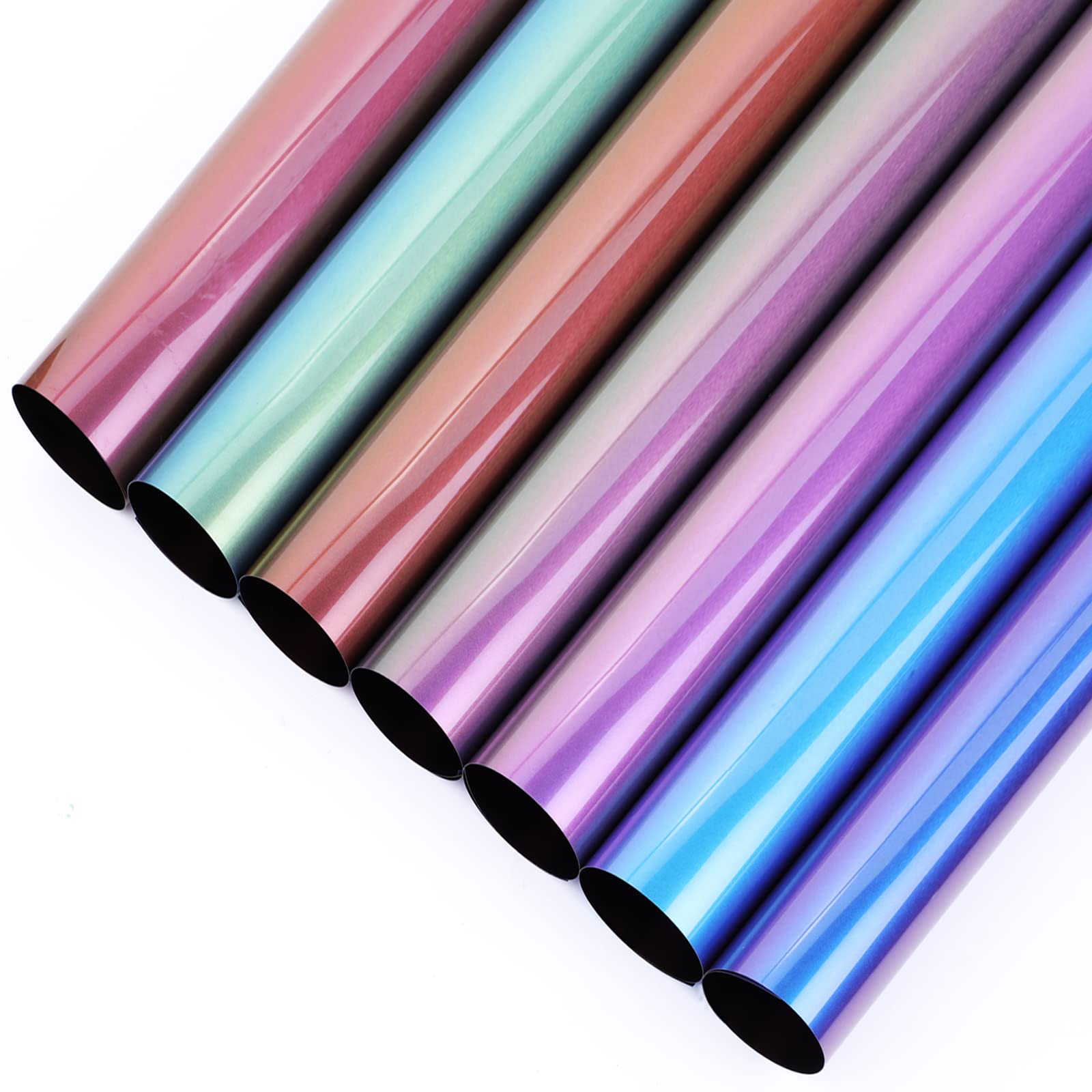 NIXRET Plotterfolie Textil - 12 Farben Heat Transfer Vinyl 30,5x25cm