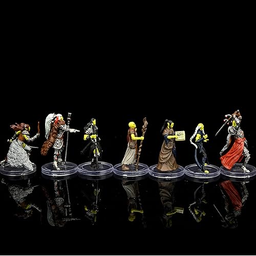 Miniatura 8 de Dungeons & Dragons D&D Icons of the Realms: Githyanki Warband - Juego de 7 figuras prepintadas, miniaturas RPG