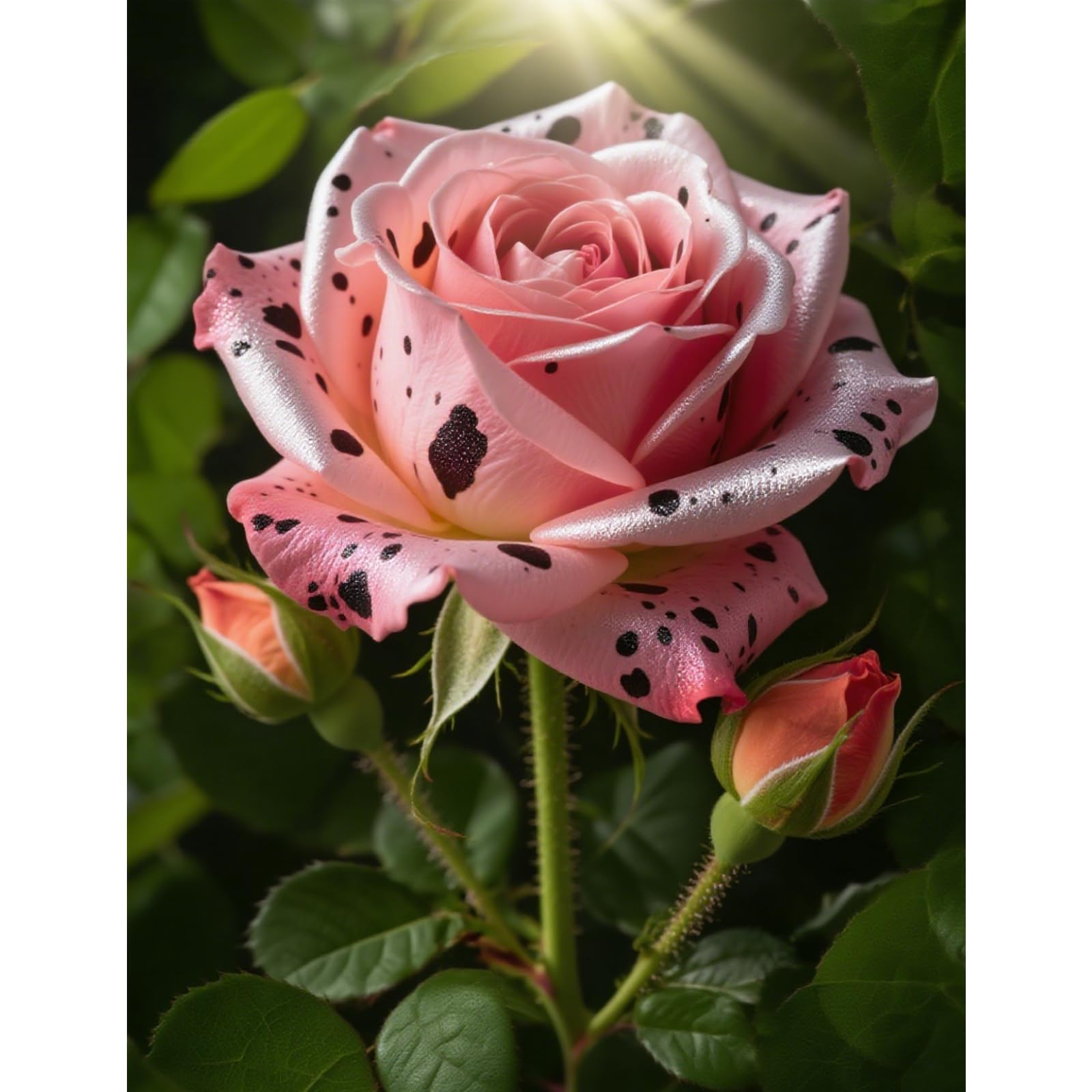 Rose Bulbs for Planting,Flowering Rhizome,Excellent Display Indoor Perennial Balcony Garden Bulbs, Rose-Rhizome UK Mix Surprisingly Spring or Autumn, -5 Bulbs-E